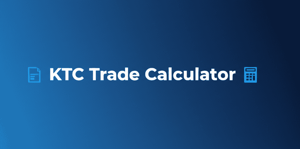 KTC Trade Calculator interface